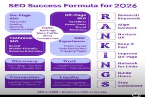 SEO Success Formula for 2026: Complete Guide to Higher Rankings, Traffic, and Conversions